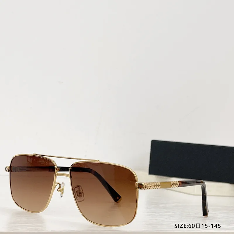 

Brand Design Square Men's Fashion Classic Metal Comfortable Versatile Suitable for Travel and Outgoing Essential Sunglasses