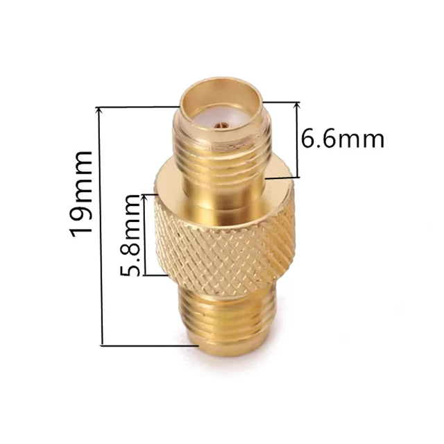 Adattatore SMA Femmina A SMA Femmina 2 Adattatori RF SMA Femmina A SMA Femmina Dritti | Connettori Per Antenne E Cavi - MWRF Source Bcaa 8:1:1 Yamamoto - Foto 3