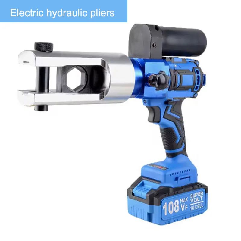 충전식 휴대용 전동 유압 크림핑 플라이어 16-400mm² 구리 알루미늄 터미널 전동 유압 플라이어