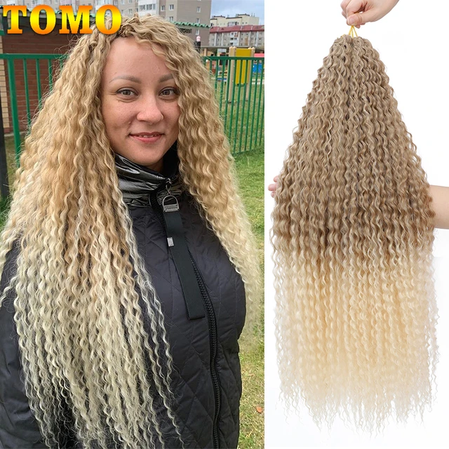 Synthetic Deep Wave Twist Crochet Braids Hair 30 Inch Ariel Curl Crochet  Hair Long Soft Curly Braiding Hair Extensions for Women - AliExpress