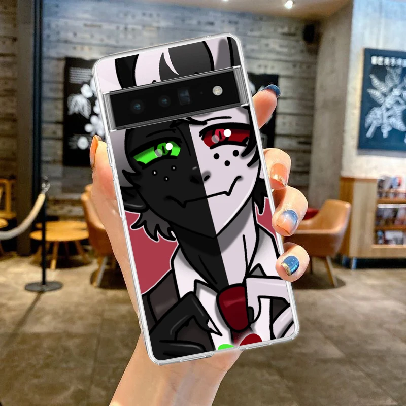 Funny Ranboo Dream SMP Silicone Shockproof Clear Phone Case