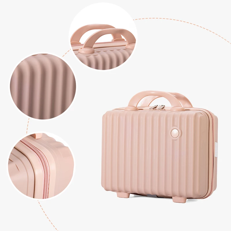 Portable Satchel Cosmetic Bag for Women Large Capacity Travel Cosmetics Cosmetics Bag 2024 New Classy Toiletry Bag Box