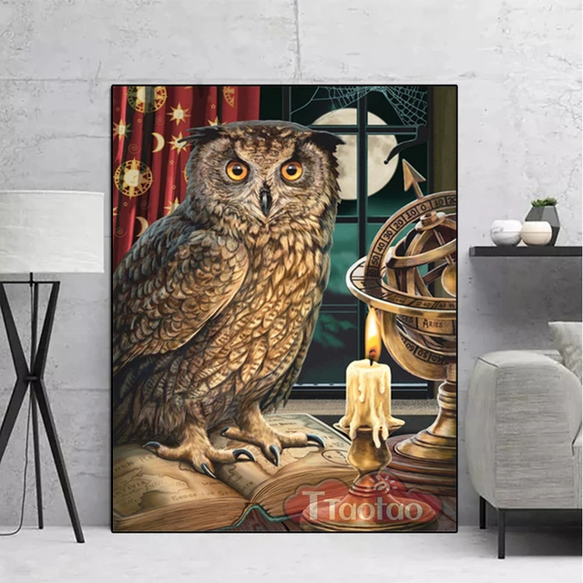 Flower 5D DIY Diamond Painting Kit Eagle Diamond Mosaic Owl Diamond  Embroidery Dog Diamond Art Rhinestone Home Decoration Gift - AliExpress