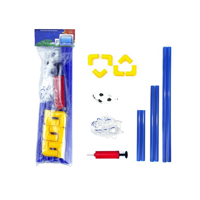 Mini Football Goal Post Net with Pump Kit