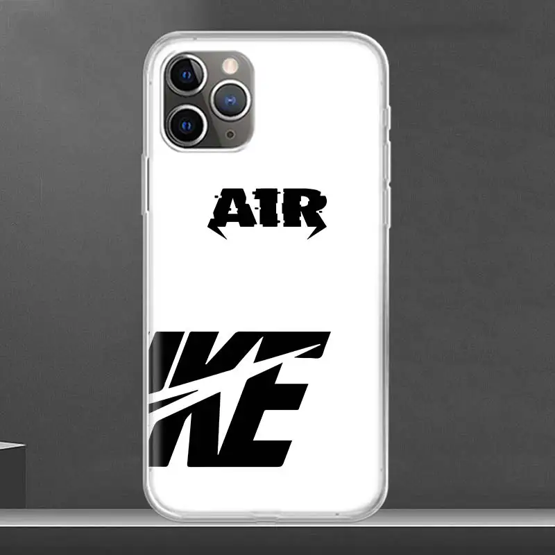 Fashion Sport Brand Logo Air Sneakers Phone Case For iPhone 15 + 14 11 12 13 Pro Max Xr X Xs Mini 8 7 Plus SE Soft Fundas