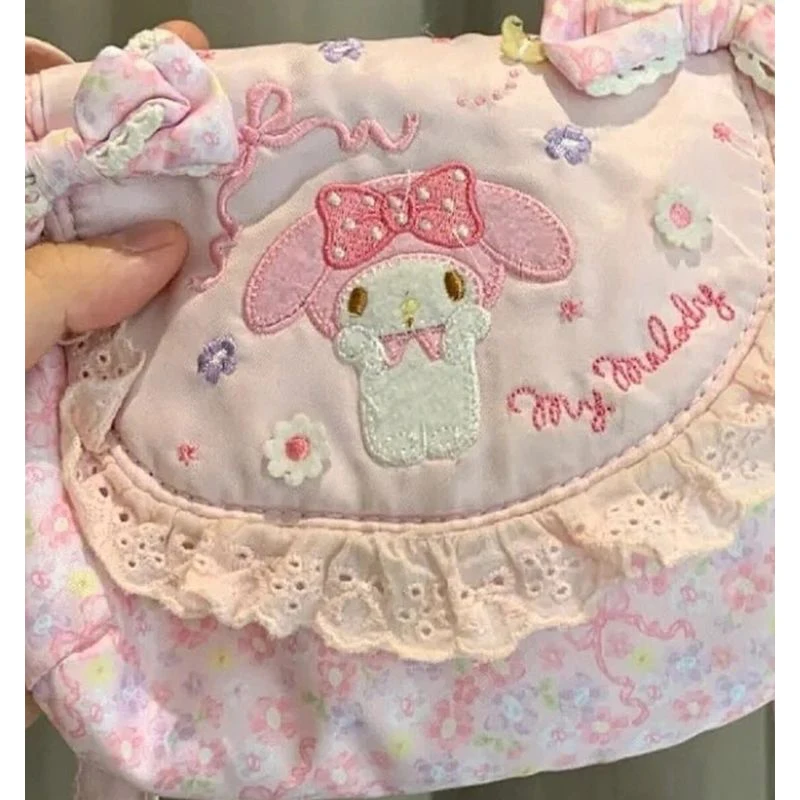 

Sanrio My Melody Sweet and Cute Girl Heart Ins Style Simple One Shoulder Crossbody Bag Children's Toys Gifts To Children