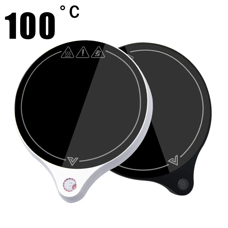 100°C Heating Pad Cup Heater Mug Warmer Hot Tea Makers Warmer Coaster 5 Gear Cup Heaters Coffee Milk Tea Heating Mat 220V