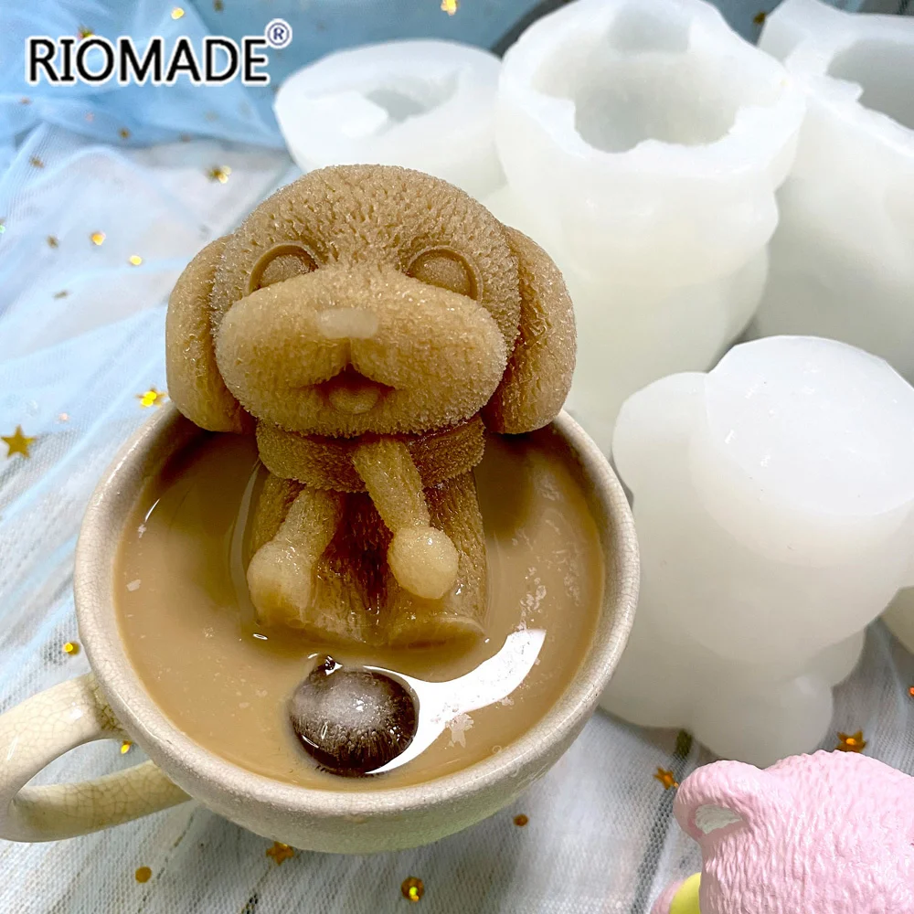 3D Teddybär Eiswürfel Silikonform DIY handgemachte Getränk Kaffee Wein Eis machen Form Fondant Backen Kuchen Dekorieren Werkzeuge – Detail 3