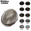 Toupee For Men Indian Human Hair Men Wig Men's Capillary Prothesis Hair Wig Male 130% Density 0.1-0.12 Thickness Skin Hair Wig 1
