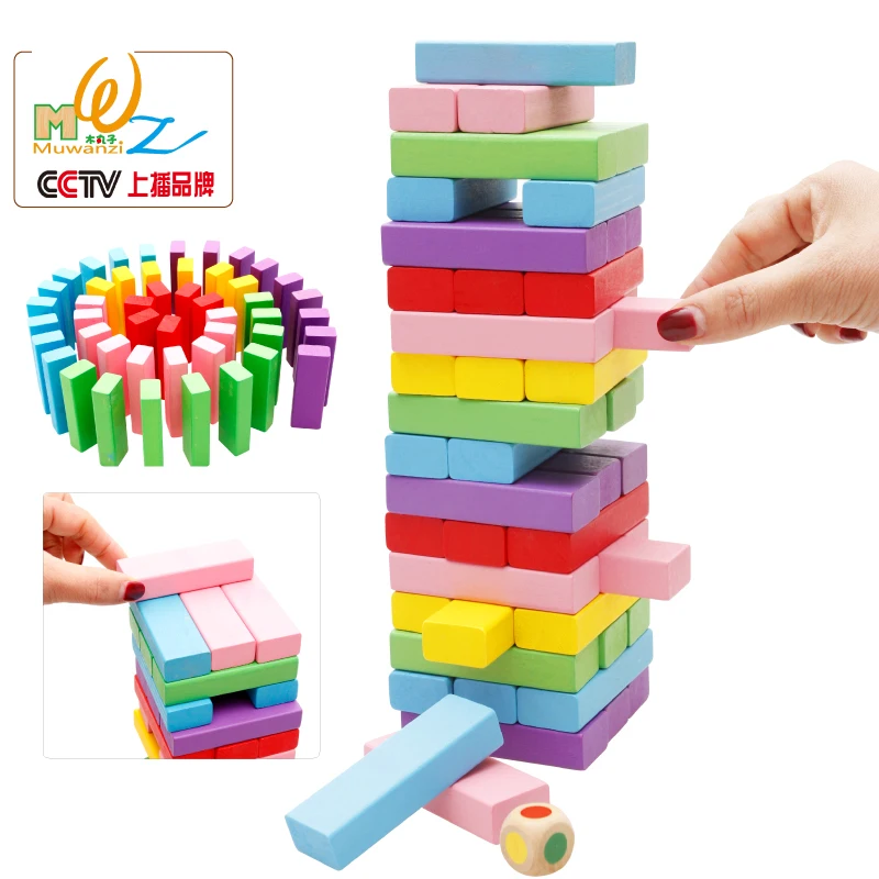 360/240/100 pçs arco-íris de madeira dominó blocos conjunto empilhador  brinquedos para crianças criativo de madeira blocos de construção dominó  jogos brinquedos - AliExpress