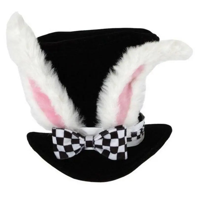 Mad Hatter Hat Mad Hatter Costume Velvet Magician Hat Costume DIY Steampunk Ultra Circus Hats Dress Up Party Accessory For