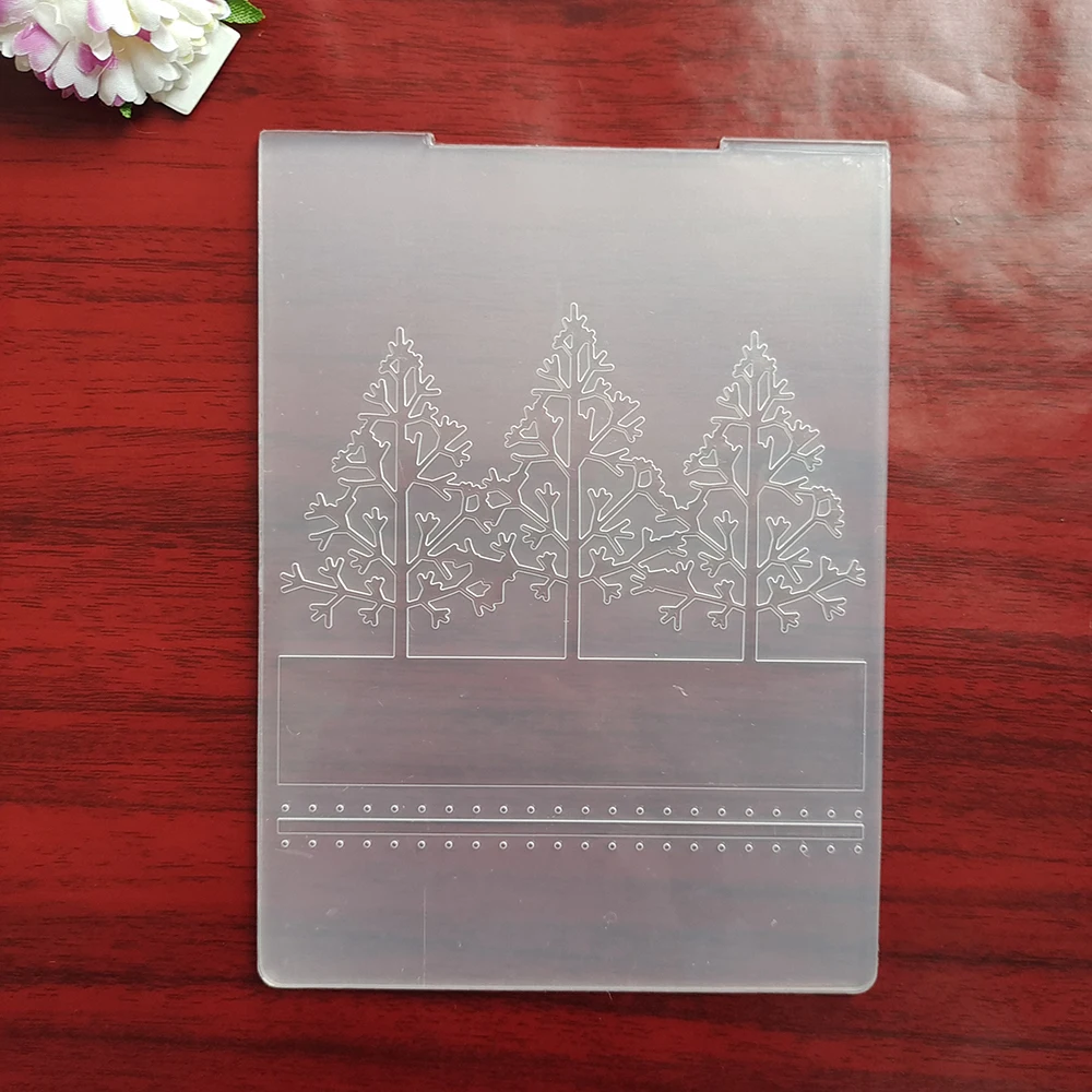 Boat Leaves Scrapbooking Plastic Embossing Folder for Scrapbooking Photo Album Paper Crafts