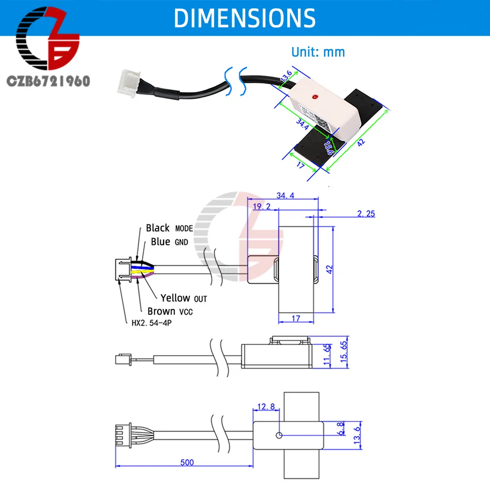 do sensor do nível líquido da água