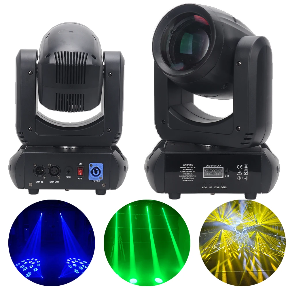 YUER LED Spot 18 Rotating Prism / LED Beam 150W Moving Head Lighting For Discos DJ Party Bar Stage Equipment Concert