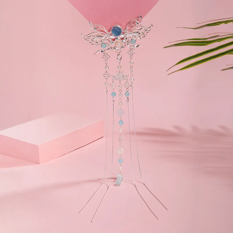 Ancient Chinese Flower Hairpin Headwear for Hanfu