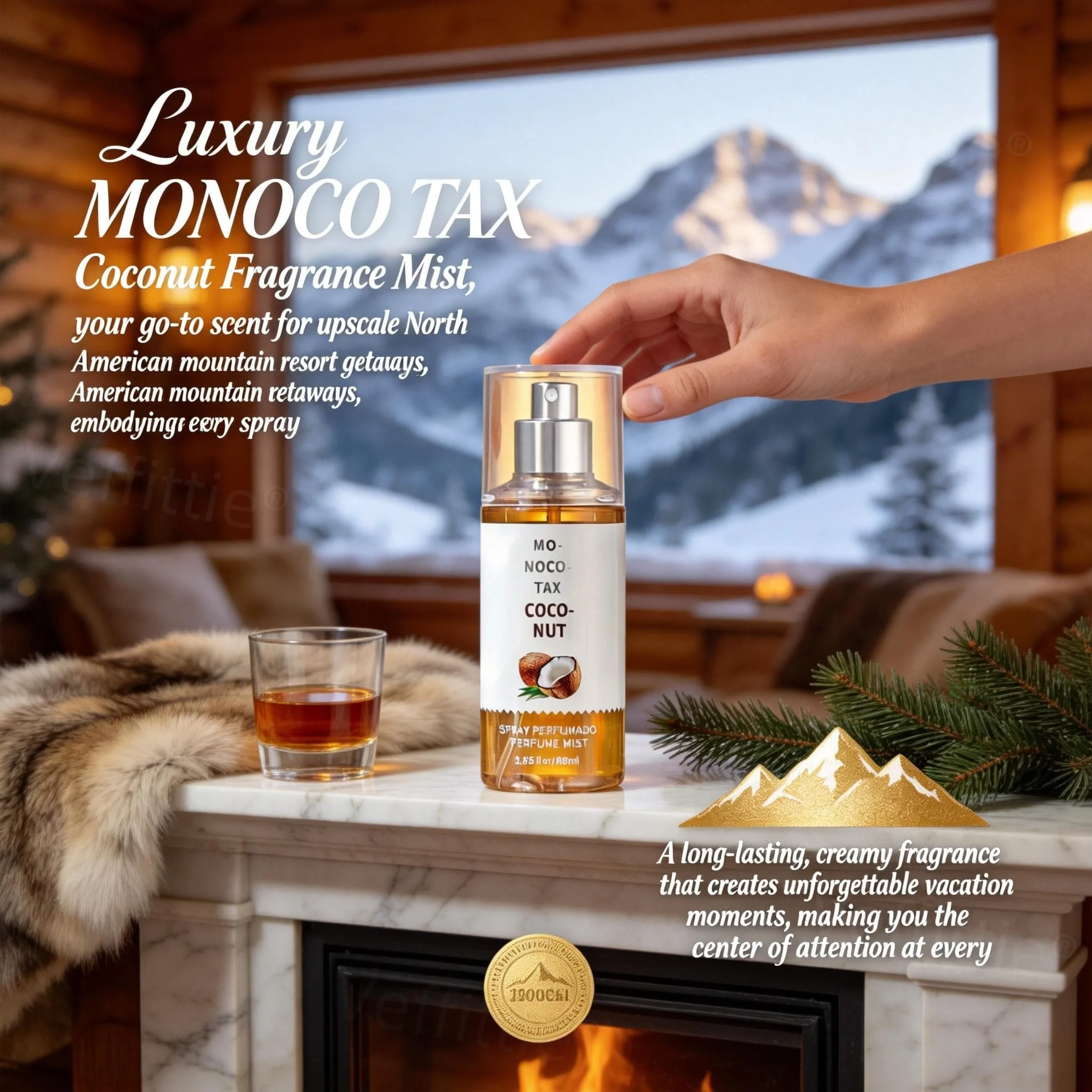 Winter Warm Caramel Coconut Mist Perfume Set Long Lasting Aroma_voghion.com