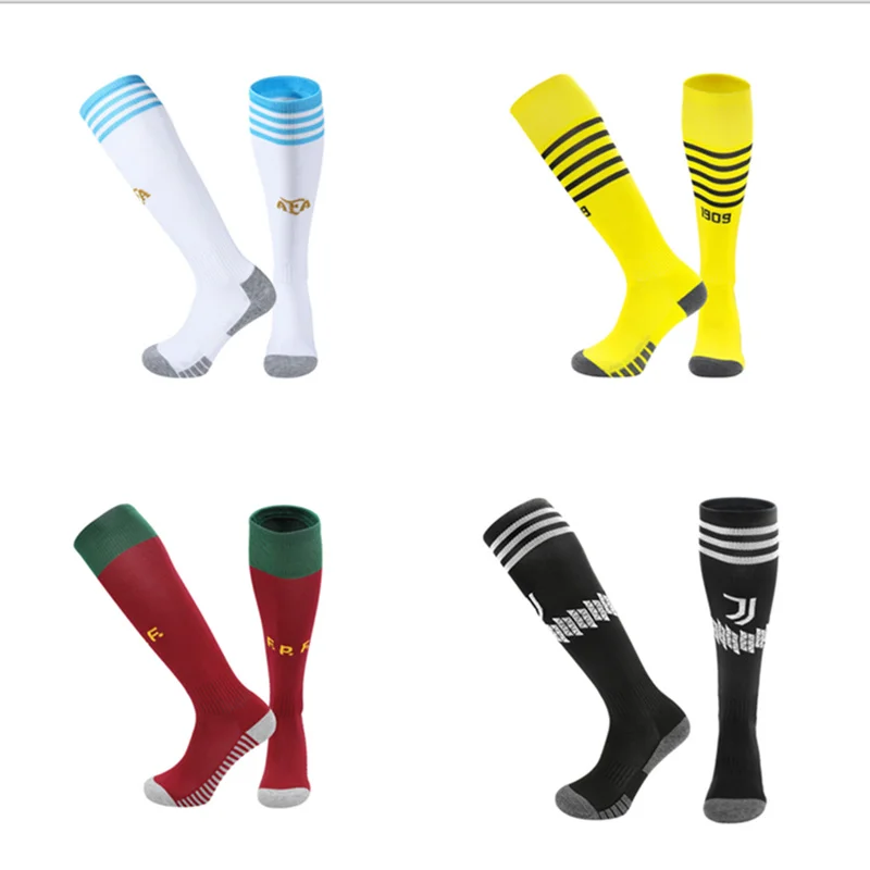 

Socks New Football Season Team Adult Children Towel Bottom 2023 Wear-resistant Anti-odor Long Knee High Sports Socks For Men