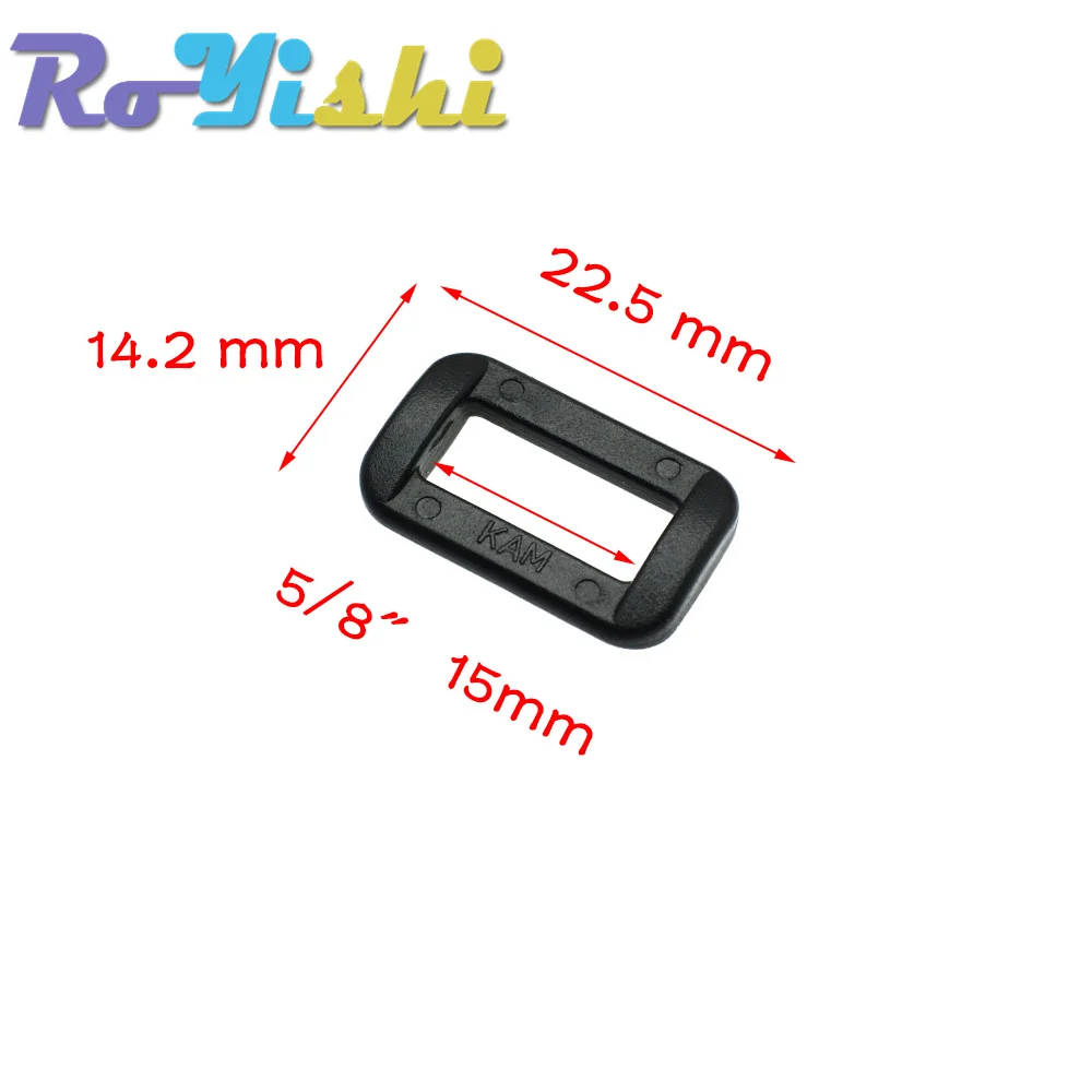 Kunststoffschlaufen Looploc Rechteckige Ringe Verstellbare Schnallen für Rucksäcke Riemen – Detail 2