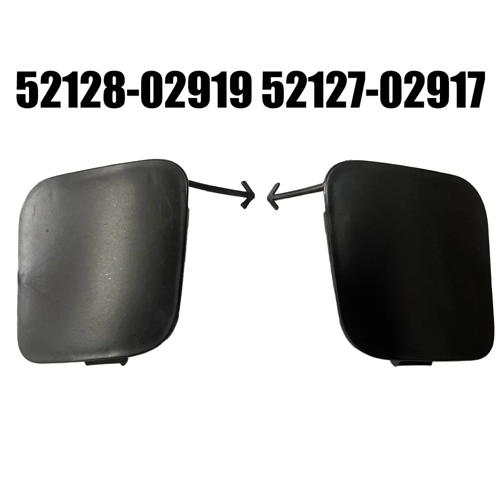 Replacement Installation Front Pair Bumper Tow Cover for Toyota Auris Number 52128 02919 52127 02927