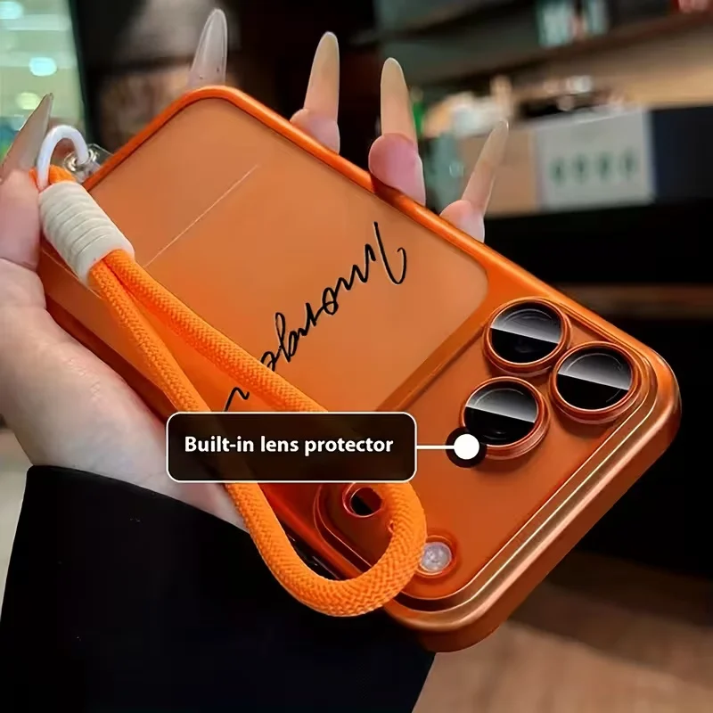 Custom DIY Name Clear Frosted Case for iphone17 16 15 thumbnail 6