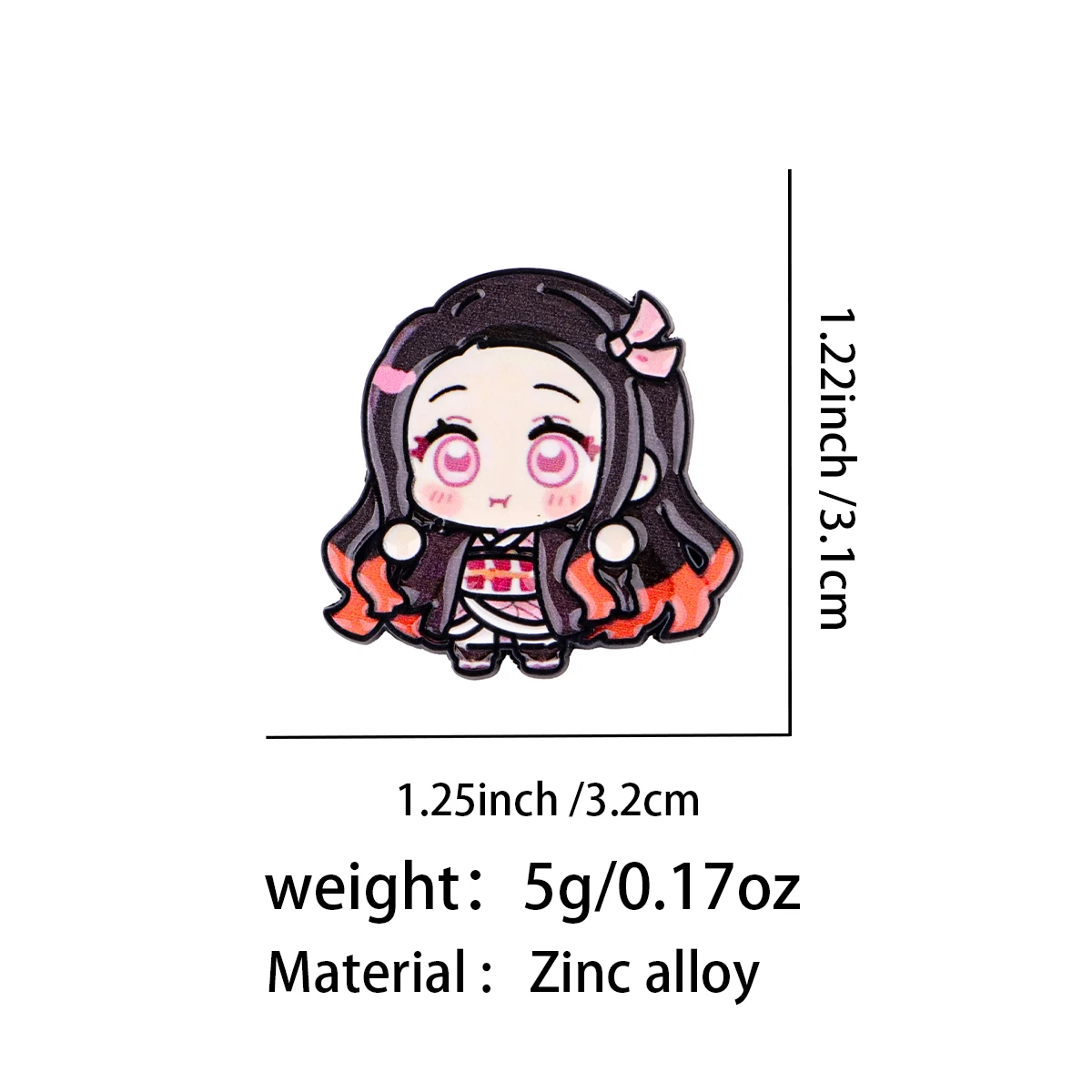 Charming Anime Enamel Pin: Cute Cartoon Lapel Brooch for Clothes & Accessories Gifts