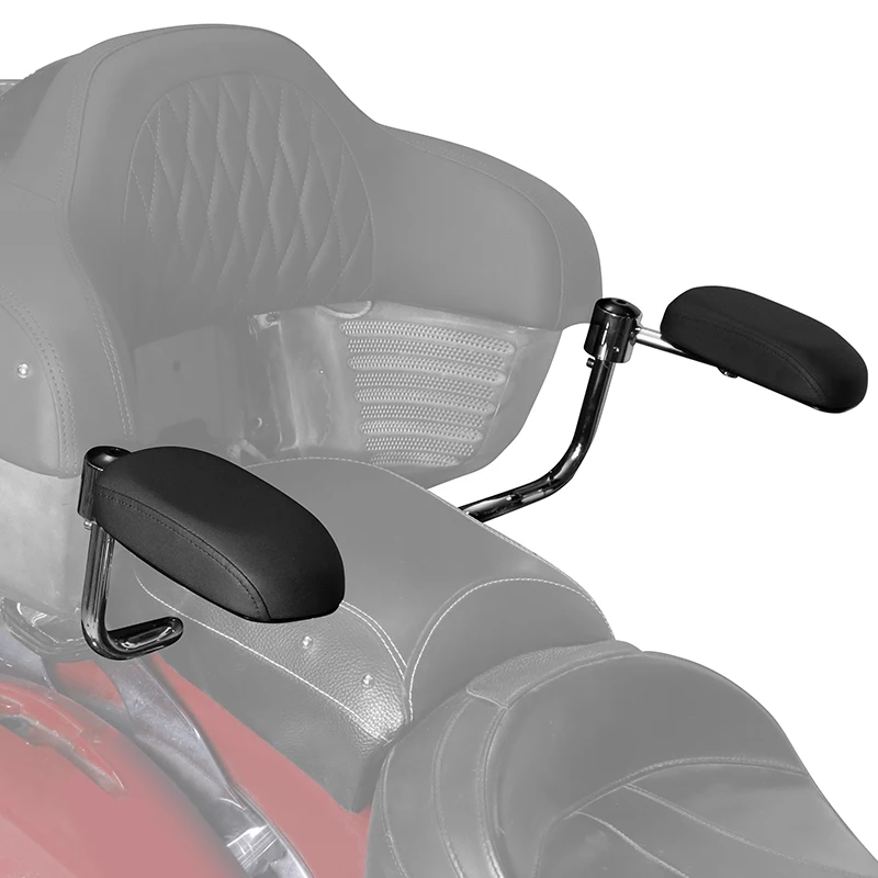 Motorcycle Black Rear Passenger Armrest For Indian Chieftain Dark Horse