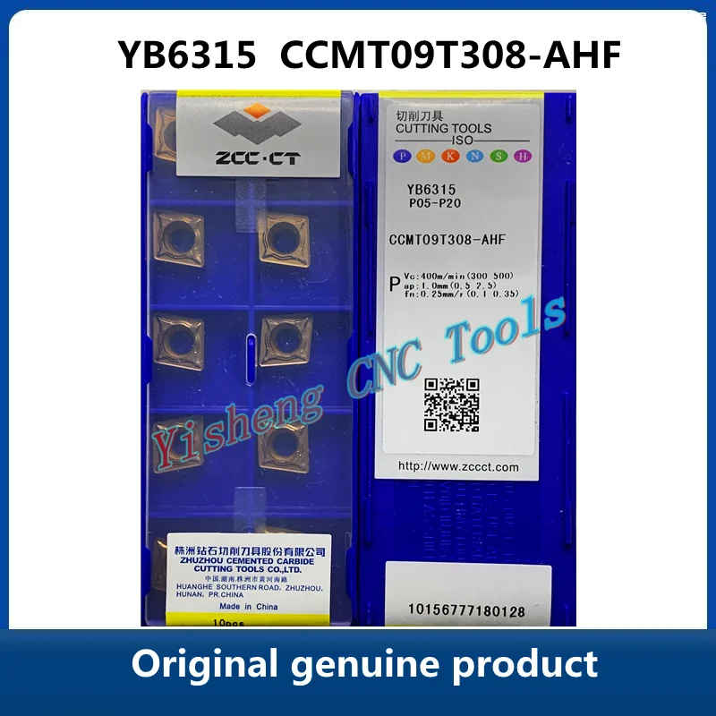 

ZCC CT Original YB9320 CCMT09T308-AHF YB6315 Carbide Inserts CNC Turning Tool Lathe Cutter Tools