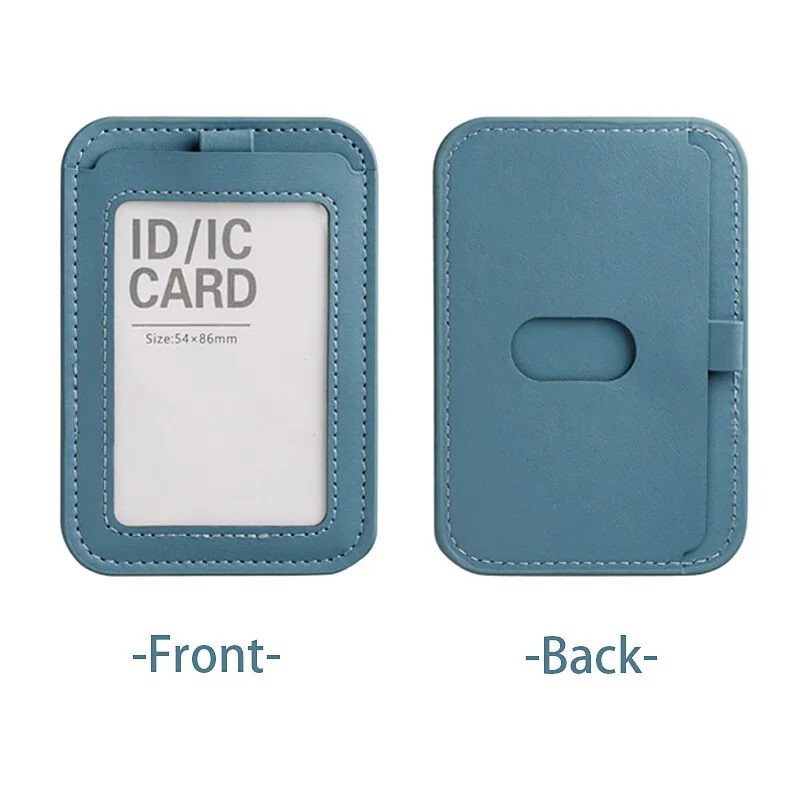 New Design Horizontal and Vertical Dual-use Style Card Holder with Badge Scalable Reel Lanyard Employee Work Id Pouch