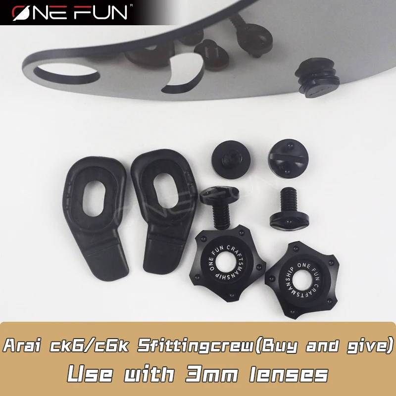 CK6 Visor for ARAI CK6 CK6K CK-6 Mirrorized RACING VISOR Lens Case Full Face Mask Glasses Shield Racing Explosion-Proof 5