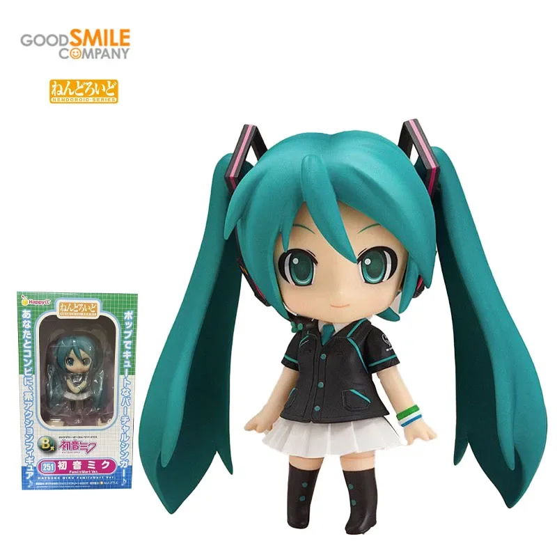 

GSC 251 Hatsune Miku NENDOROID Good Smile HappyKuji Hatsune Miku VOCALOID FamilyMart Ver Q Version Anime Model Toy Gift 10CM