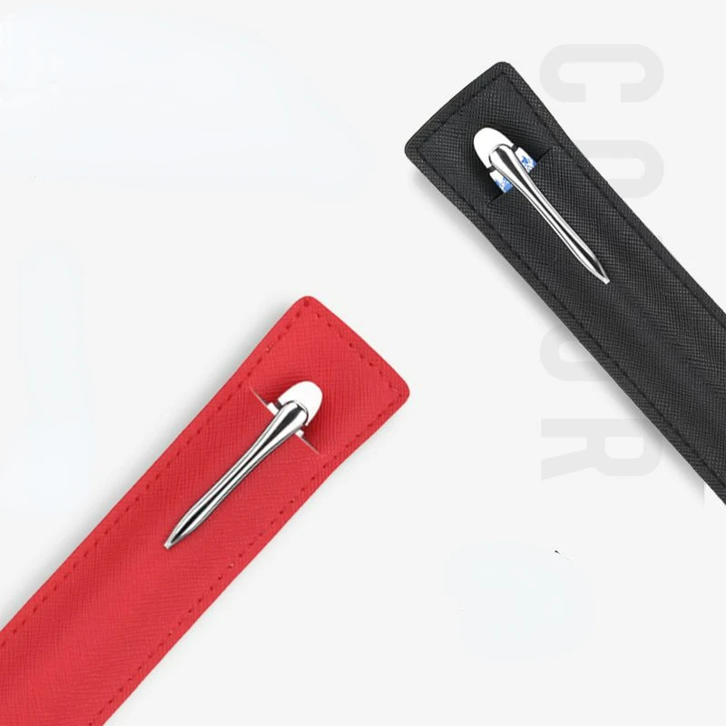 

PU Leather Pencil Case Notebook Pen Clip Pen Holder Anti-lost Pencil Bag for Pencil Bag Ipencil 1/2 Stationery Pencil Pouch