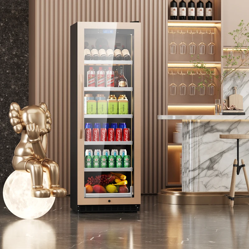 Opposite door embedded household ice bar tea sake freezer