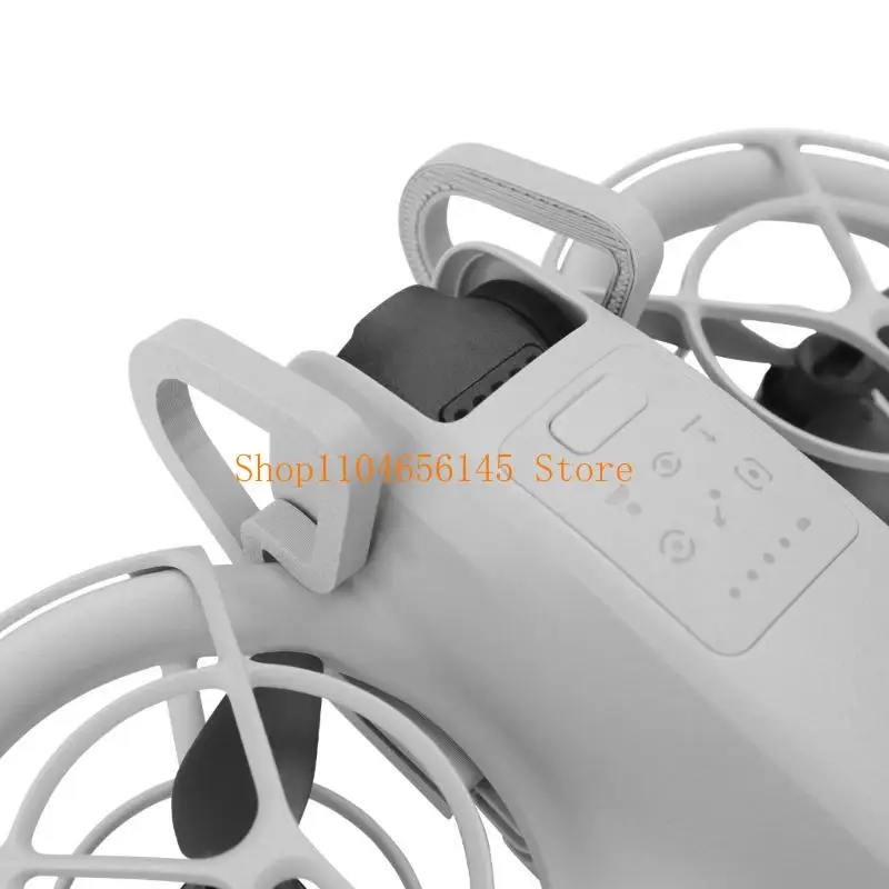 Support téléphone pliable pour drone RC orange, installé sur une télécommande avec un smartphone en place.