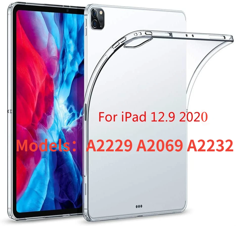 iPad Pro 12.9 ケース、ソフト TPU カバー iPad 12.9 