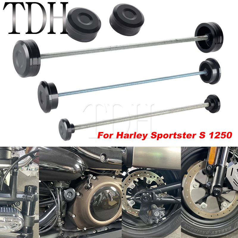 

Задний ползунок вилки передней оси для Harley Sportster S 1250 RH1250S, ступица мотоцикла, Противоударная накладка, верхний стержень вилки