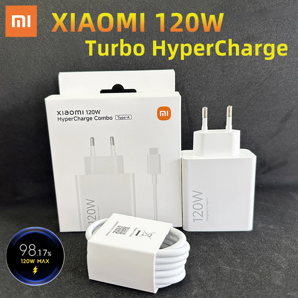 120W XIAOMI Turbo Hyper Charge Type A Adapter
