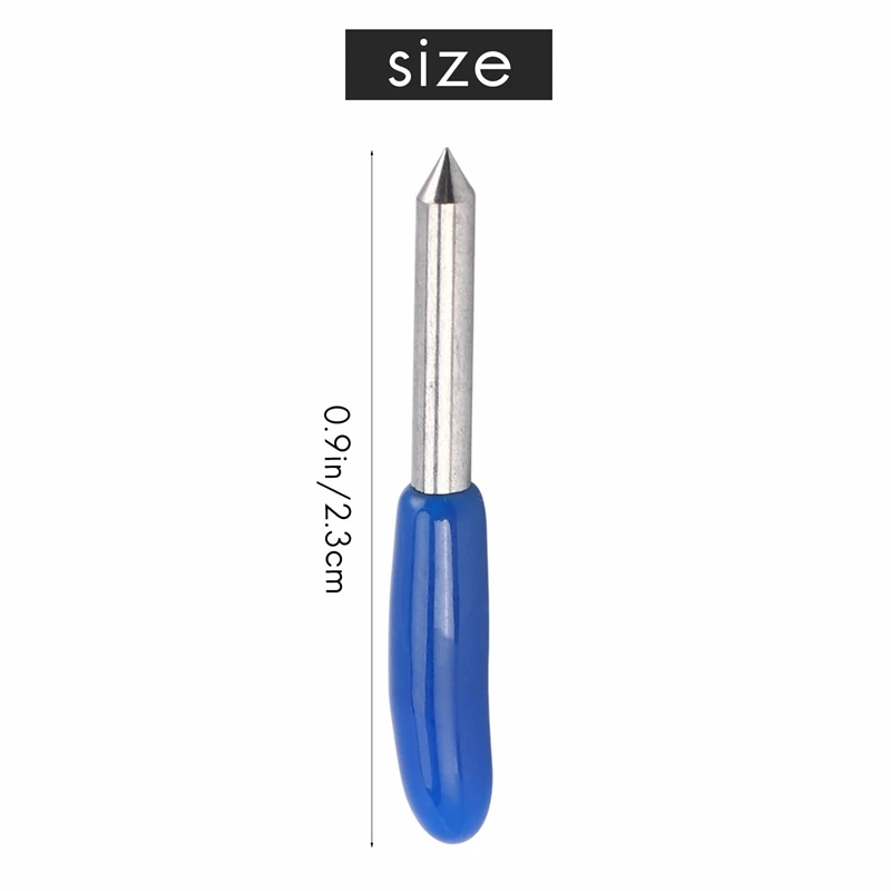 50PCS Deep Cut Blades For Cricut Explore Air 2 Air Maker Expression Vinyl Fabric 60 Degree Cutting Blades Replacement