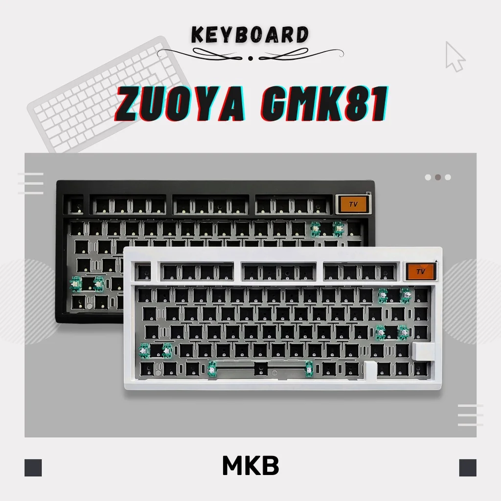 READY STOCK] Zuoya GMK81 75% Keyboard Kit Hot-Swap Custom