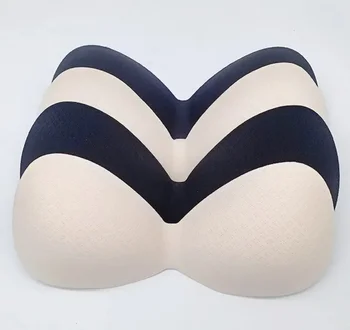 1 Pair Foam Bra Pads Swimsuit Padding Inserts Sponge Chest Cup Breast Bra Bikini Insert Chest Pad Body-fitted Design 1