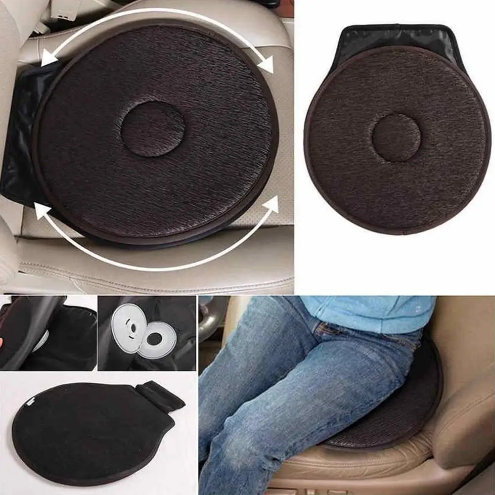 Portable Swivel Cushion 360 Degree Rotating Car Chair Seat