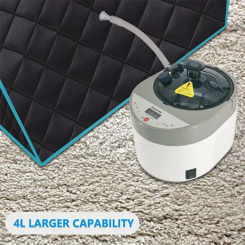 Portable Steam Sauna Full Dimension Personal Home Sauna With 4L Steam Generator And Remote Timer 4