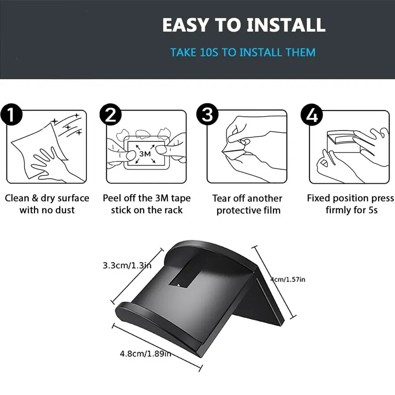 Minimalist Hat Sticking Hooks 6