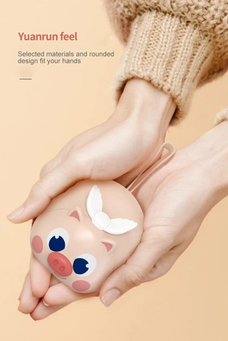 Electric Hand Warmer 2 In 1 USB Rechargeable Pocket Hand Heater 3000mAh Mobile Power Bank Winter Quick Heating Handwarmers