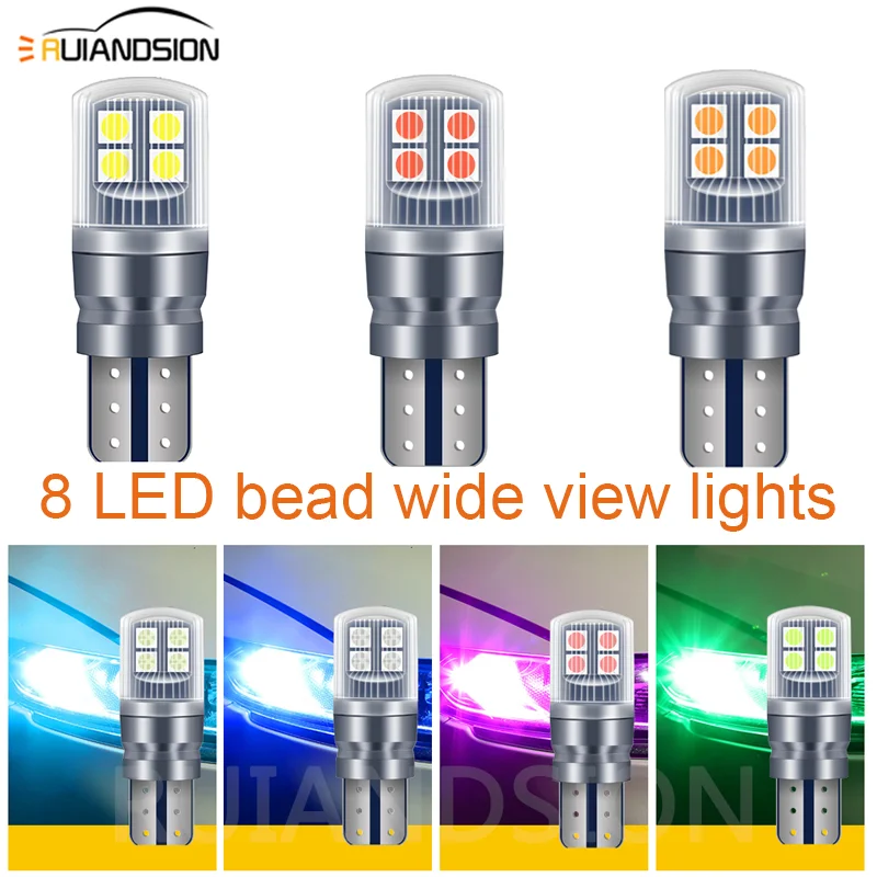 W5W T10 LED 전구 Canbus 3030, 12-24V, 자동차 인테리어 지도 돔 예의등, 주차등, 자동 신호 웨지 사이드 램프, 직송