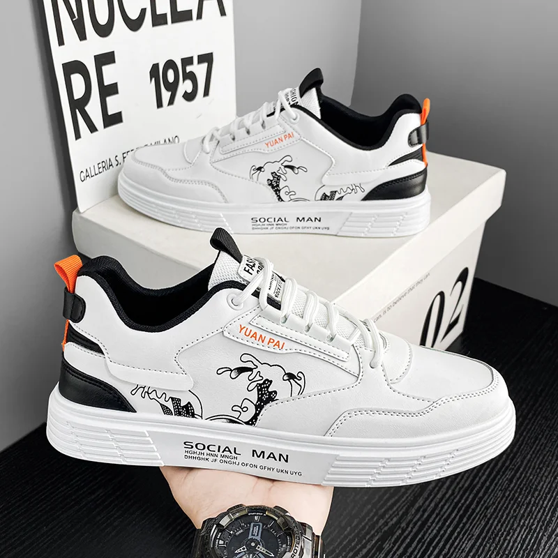 Men's Boots 2025 New Summer High-Top Chelsea One-Step Work Leather Waterproof Sport Small Leather oes