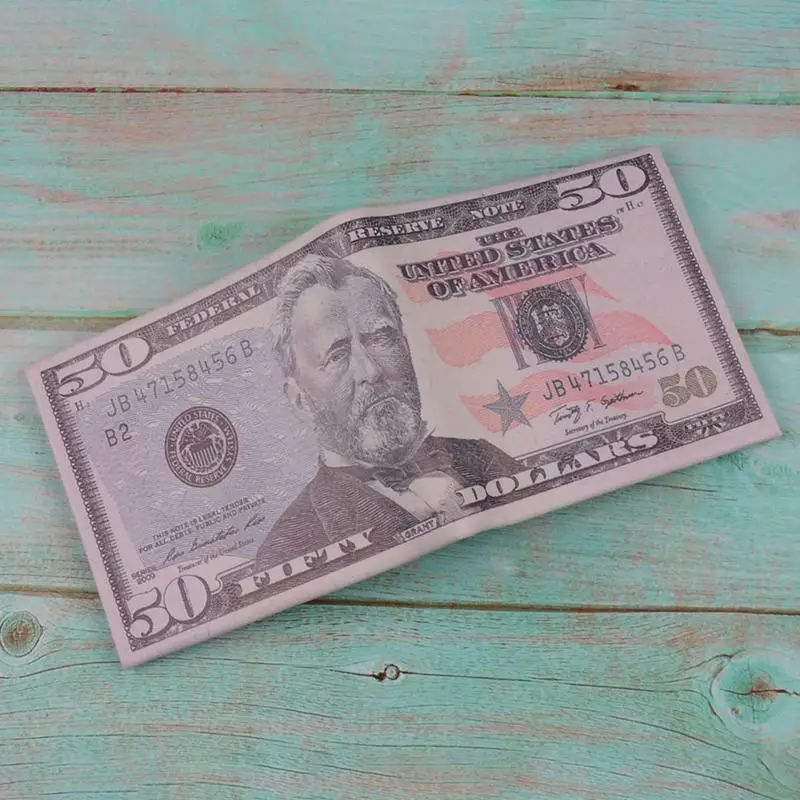 Vintage Wallet Men PU Leather Money Bag Novelty Gift Teens Students Purse Women Male Coin Pouch