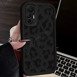 Chic Black Leopard Zebra Print Phone Case for POCO C55 (1)
