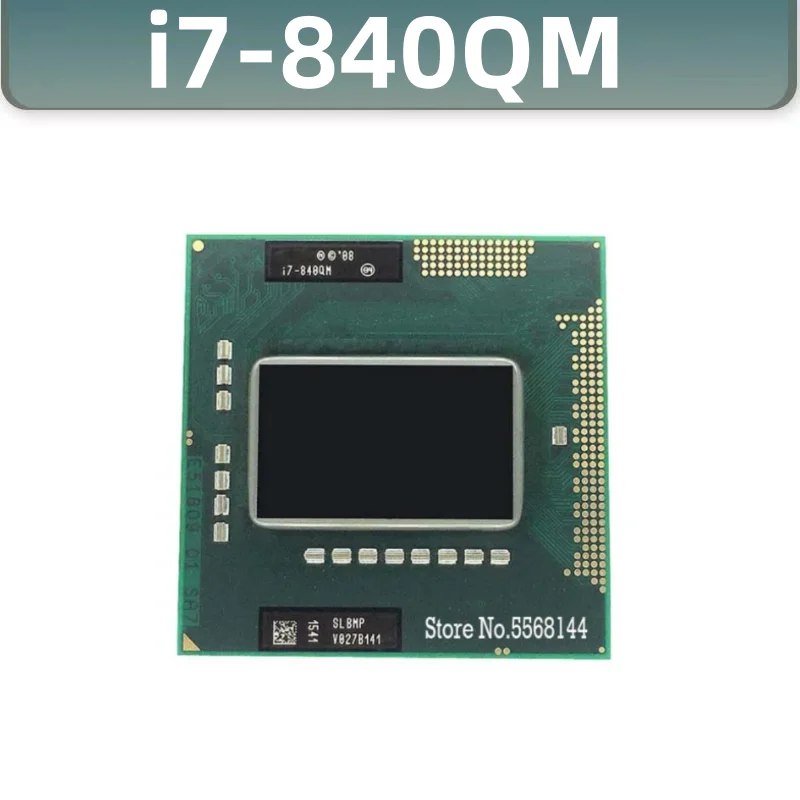 

Core i7-840QM i7 840QM SLBMP 1.8 GHz Quad-Core Eight-Thread CPU Processor 8W 45W Socket G1 / rPGA988A