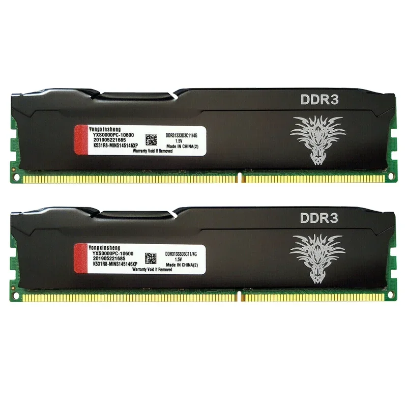 Memoria DDR3 8 GO (2x4 GO) 16 GO (2x8 GO) Kit RAM 1866MHz 1600MHz 1333MHz  Bureau RAM 240 Broches 1.5V DIMM PC3-12800 14900 HyperX Fury - AliExpress