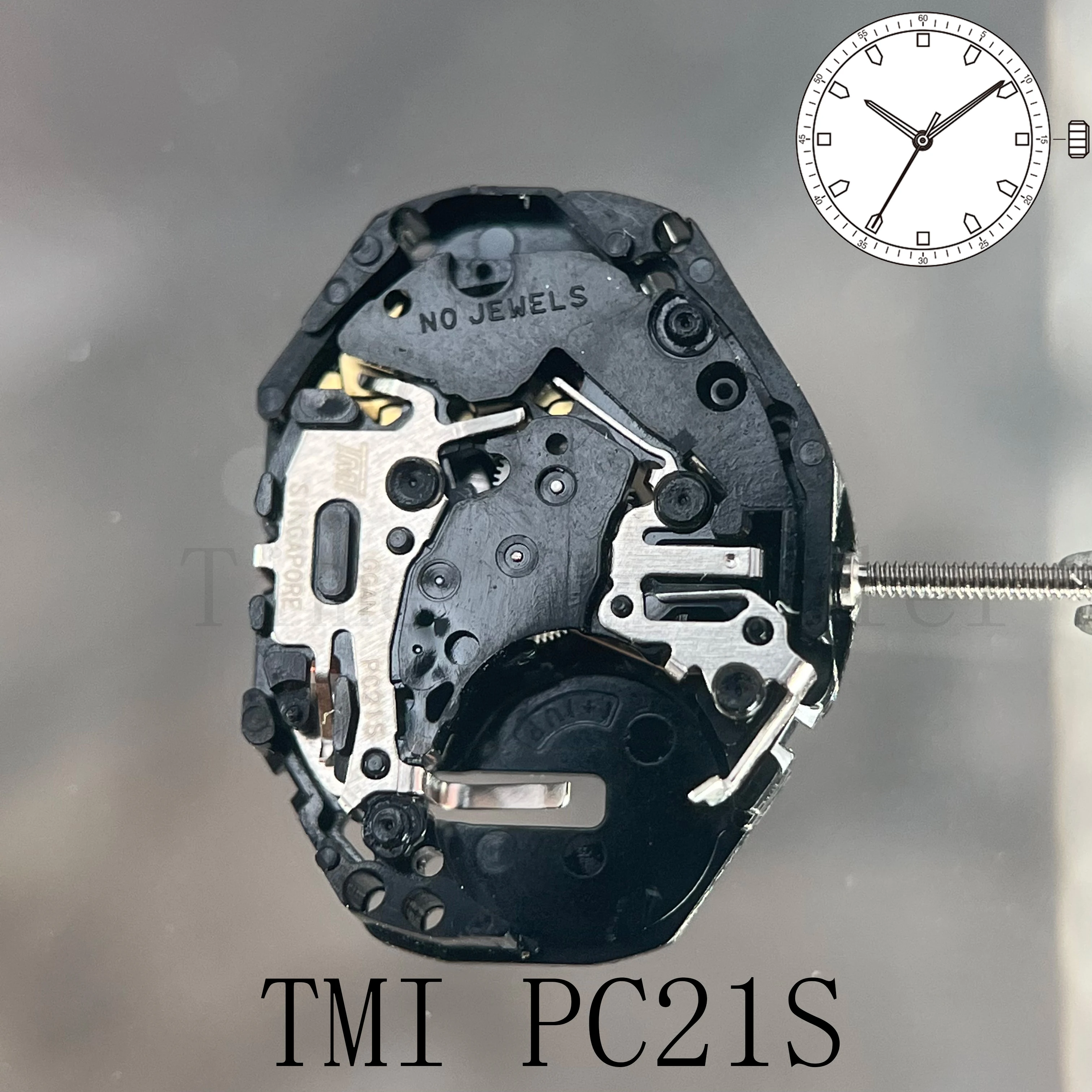 

Watch movement accessories brand new original Shi Ying movement PC21/21s does not contain electronic battery disposable movement
